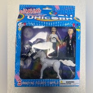 Accoutrements Universe | Archie McPhee, Avenging Unicorn action figures